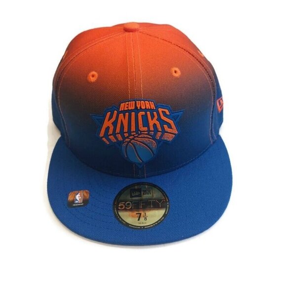 59Fifty New Era Size 7 1/8 New York Knicks Fitted Hat Cap Back Half Color Splash - Picture 1 of 7